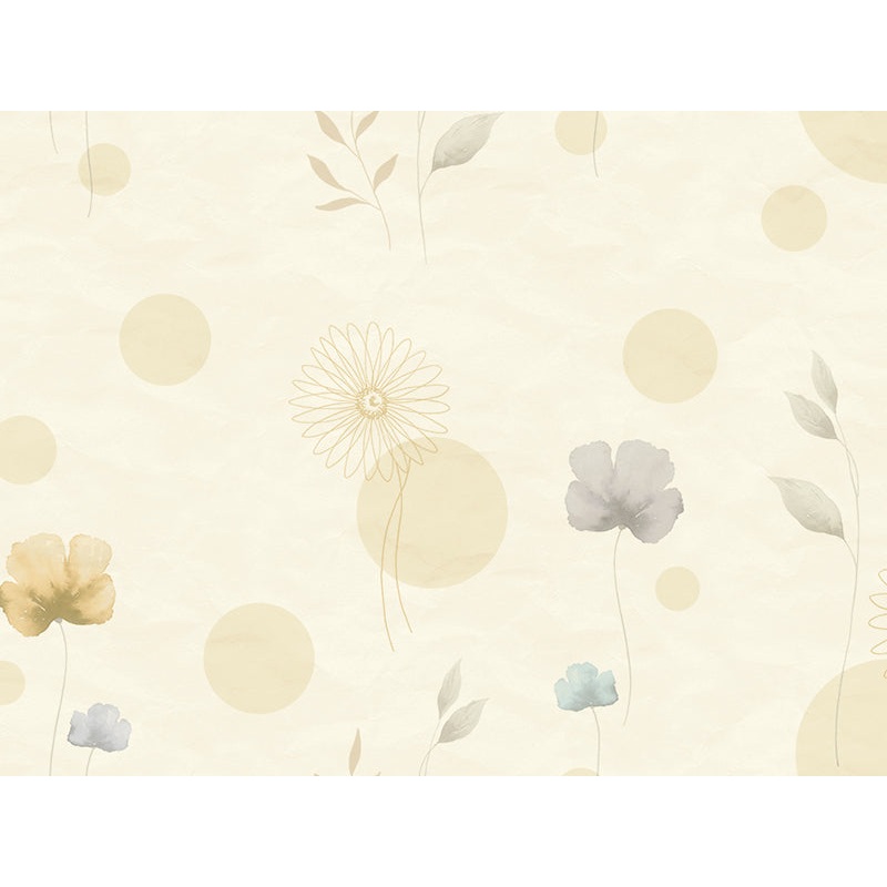 Z66887 Floral Panel Satin Flowers Textured 3D Wall mural
