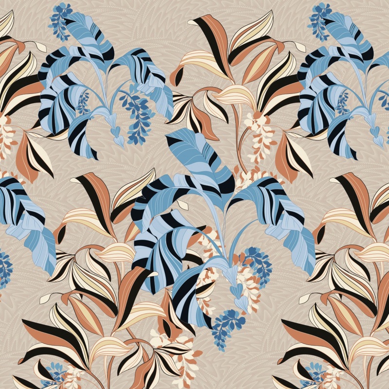 Z77556 Savana Floral Caladio Panel