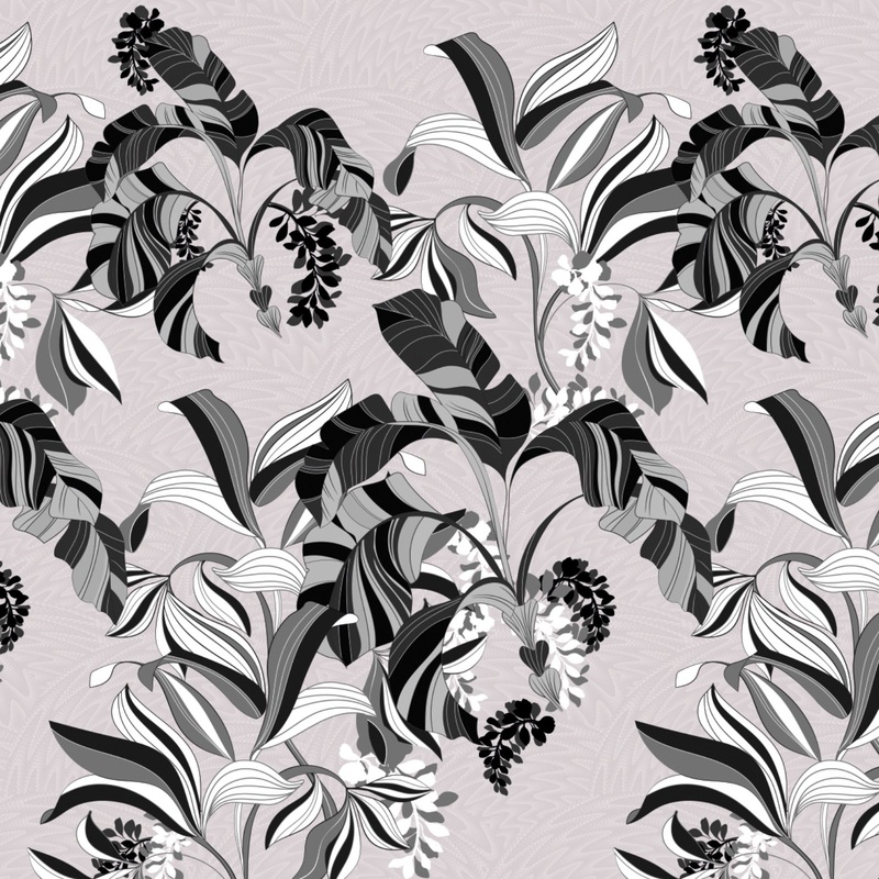 Z77557 Savana Floral Caladio Panel