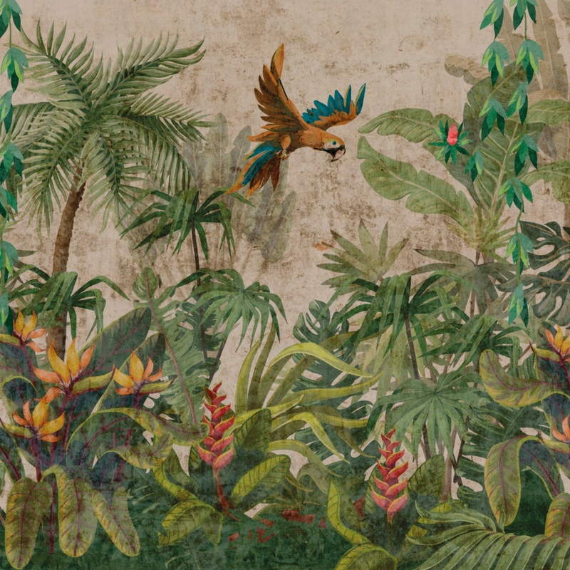 Z77576 Savana Madagascar Tropical Landscape Panel