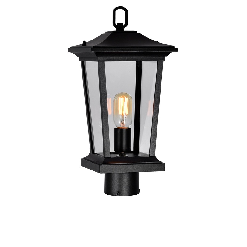 0413PT8-1-101 Leawood 1 Light Black Outdoor Lantern Head