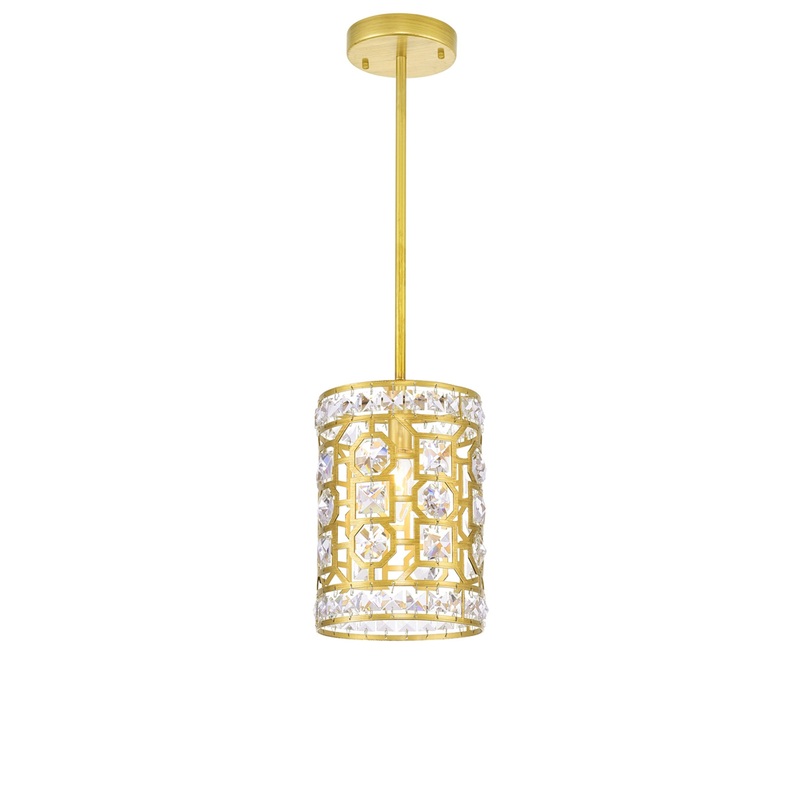 1026P7-1-193 Belinda 1 Light Pendant With Champagne Finish