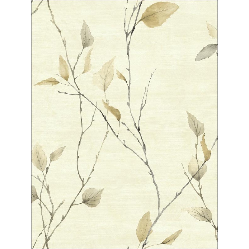 10959 Poes Leaf Branches Wallpaper SG40206
